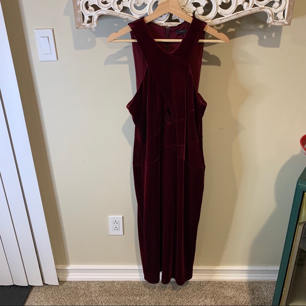 Maroon bcbg dress - Picture 2 of 4